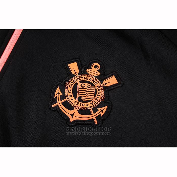 Chandal de Chaqueta del Corinthians 2025-2026 Negro Naranja
